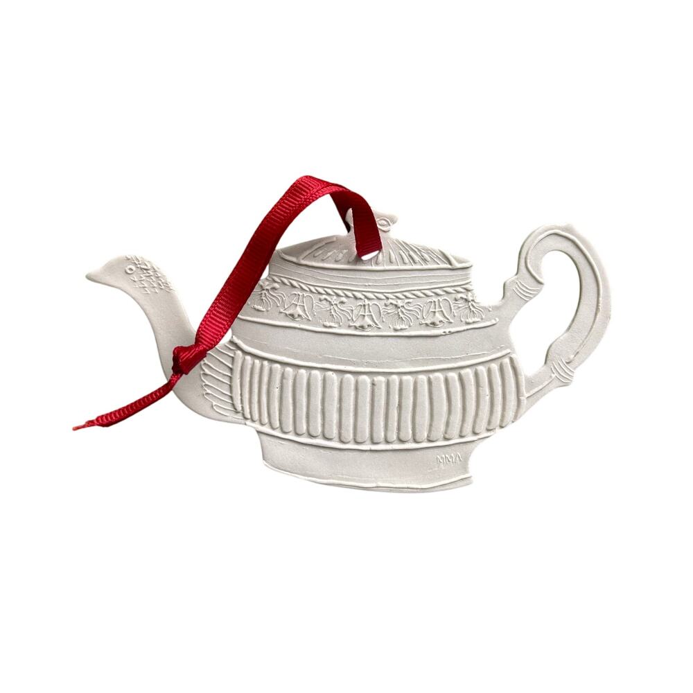 Metropolitan Museum of Art Neoclassical Teapot Ornament Christmas Decoration 6"